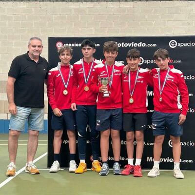 Real Grupo de Cultura Covadonga-A, equipo masculino infantil campeón de Asturias 2024