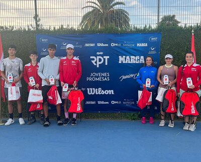 JULIA CAMBLOR, GONZALO F. ORNIA, IRIS ÁLVAREZ Y DARÍO CARBALLAL, CAMPEONES DEL «MARCA JÓVENES PROMESAS» JUNIOR Y CADETE