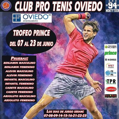 UN CENTENAR DE JUGADORES DE 19 CLUBES PARTICIPARÁN HASTA EL 23 DE JUNIO EN EL TORNEO PRINCE DE OVIEDO UN CENTENAR DE JUGADORES DE 19 CLUBES PARTICIPARÁN HASTA EL 23 DE JUNIO EN EL TORNEO PRINCE DE OVIEDO