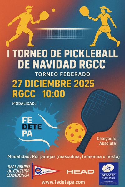 I Torneo de Pickleball de Navidad (RGCC)