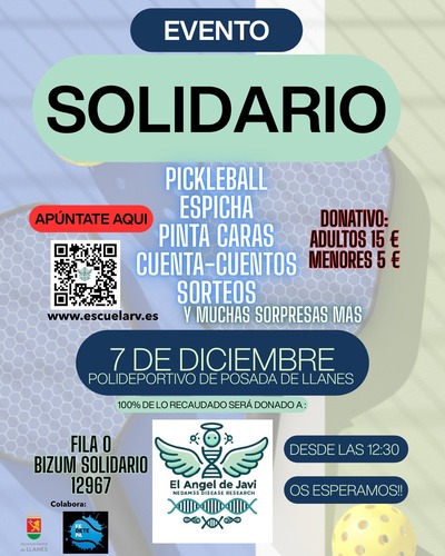 Evento solidario de Pickeball