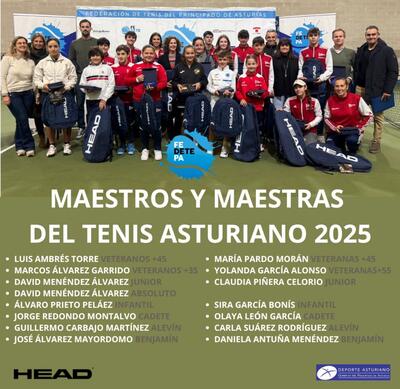 MEJORES TENISTAS ASTURIAN@S DEL 	AÑO 2025